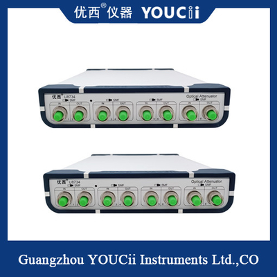 Sự ổn định cao của 4 kênh điều khiển quang học Attenuator 0 ~ 40dB