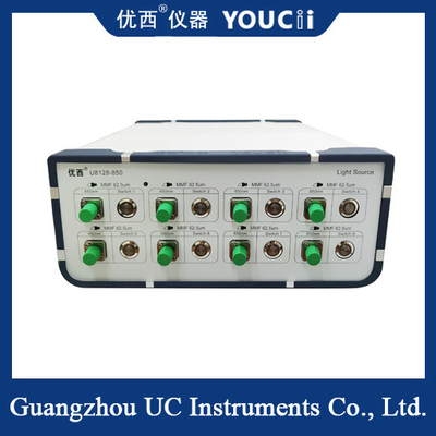 Nguồn ánh sáng điểm 8 kênh đa chế độ 850nm Nguồn ánh sáng ổn định đa kênh