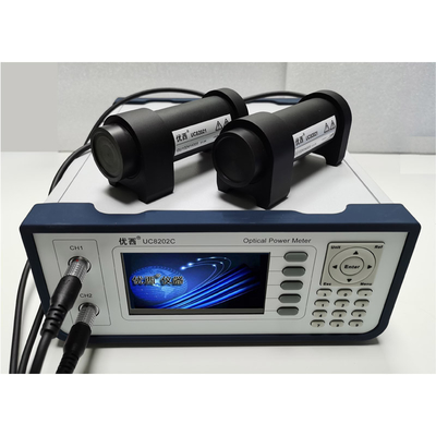Đồng hồ đo công suất quang kênh đôi + Dải điện năng +25 ~ -50dBm hoặc +10 ~ -65dBm