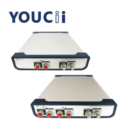 Bộ suy hao 1/2 kênh Đồng hồ đo công suất quang 125 Um Loại sợi quang đơn mode
