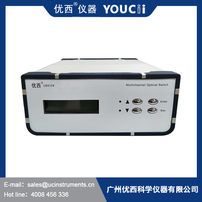 2/4/8/16 Công tắc quang để bàn Chanel với suy hao trở lại 50dB Bước sóng hoạt động 1260 ～ 1650nm
