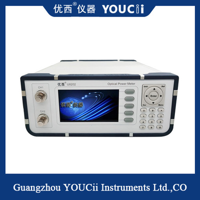 Đồng hồ đo công suất sợi quang hai kênh +10 ~ -65dBm 100 ~ 240V