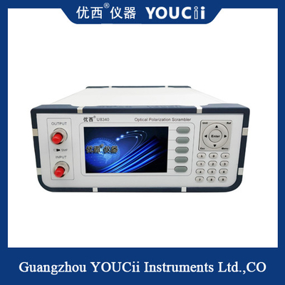 Desktop Motorized Polarization Scrambler Phạm vi bước sóng 1200 ~ 1610nm