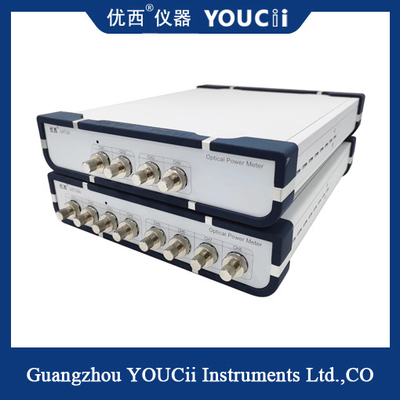Máy đo công suất quang học 4 kênh được sử dụng cho các phần tử PLC dẫn sóng quang học phẳng