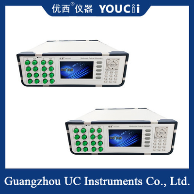 Máy thu âm quang đa chế độ tám kênh với màn hình 0 ~ 35dB