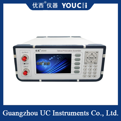 Desktop Motorized Polarization Scrambler Phạm vi bước sóng 1200 ~ 1610nm