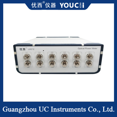 2/4/6/8/12/16 Đồng hồ đo công suất tùy chọn đa kênh ± 0,06 DB Bước sóng 850nm