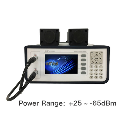 Máy đo công suất quang kênh đôi Đầu dò bên ngoài 850nm đến 1700nm