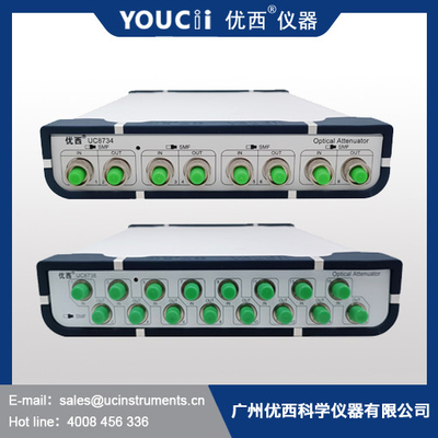 Bộ suy giảm quang biến thiên 4Ch 8CH Truyền thông quang suy giảm